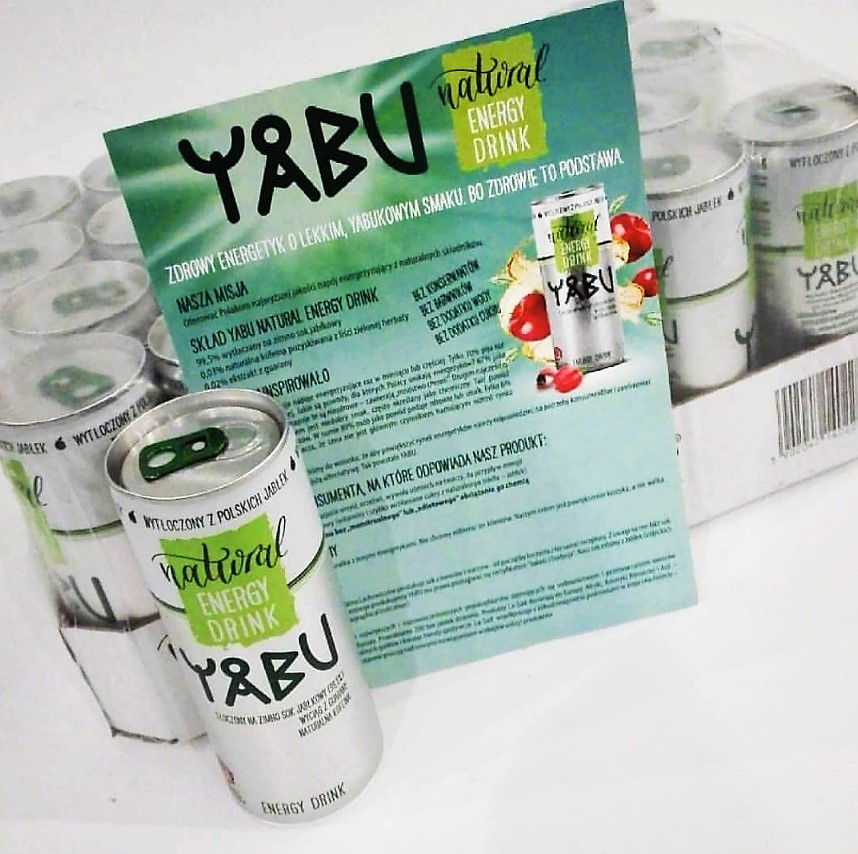 YABU - Natural Energy Drink | 250ml x 24szt