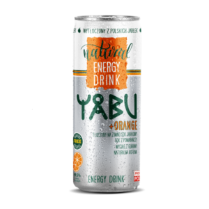YABU +ORANGE | Natural Energy Drink | 250ml x24szt.